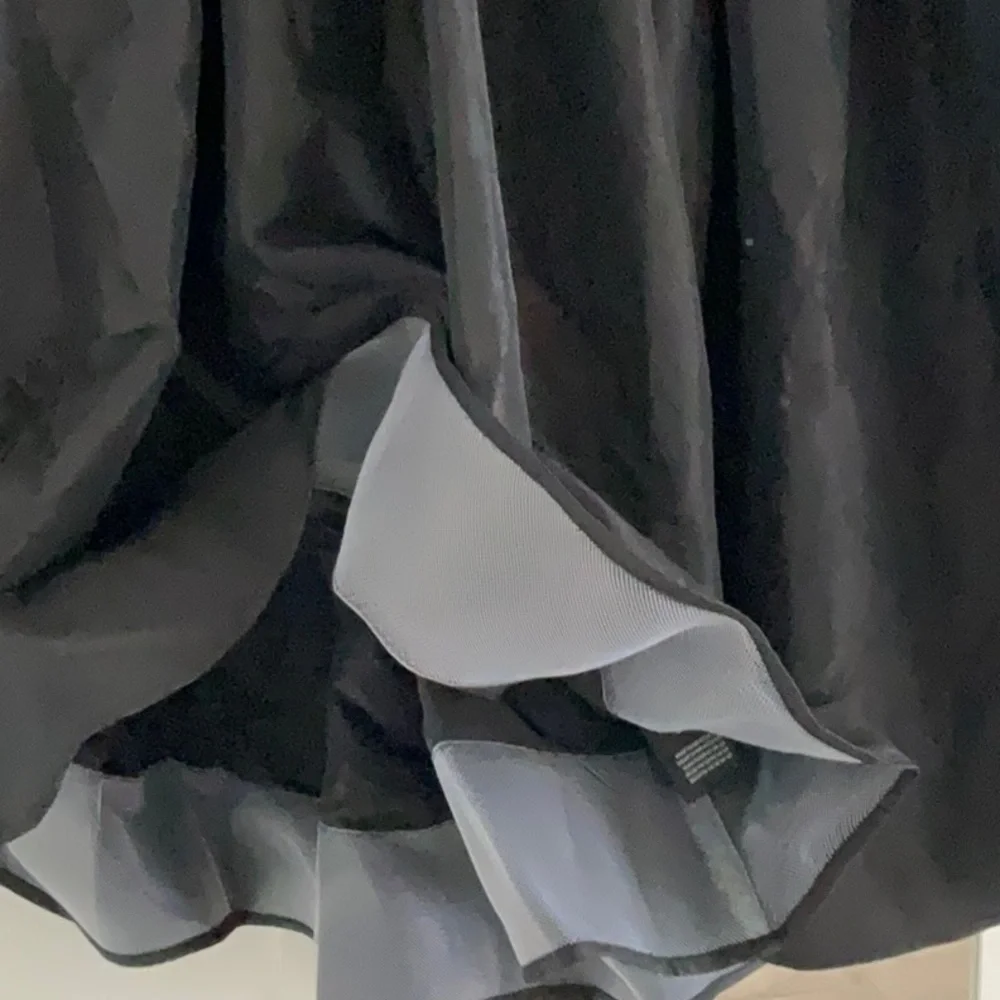 Free People Black Midi A-Line Pleated Skirt - Picture 3 of 3